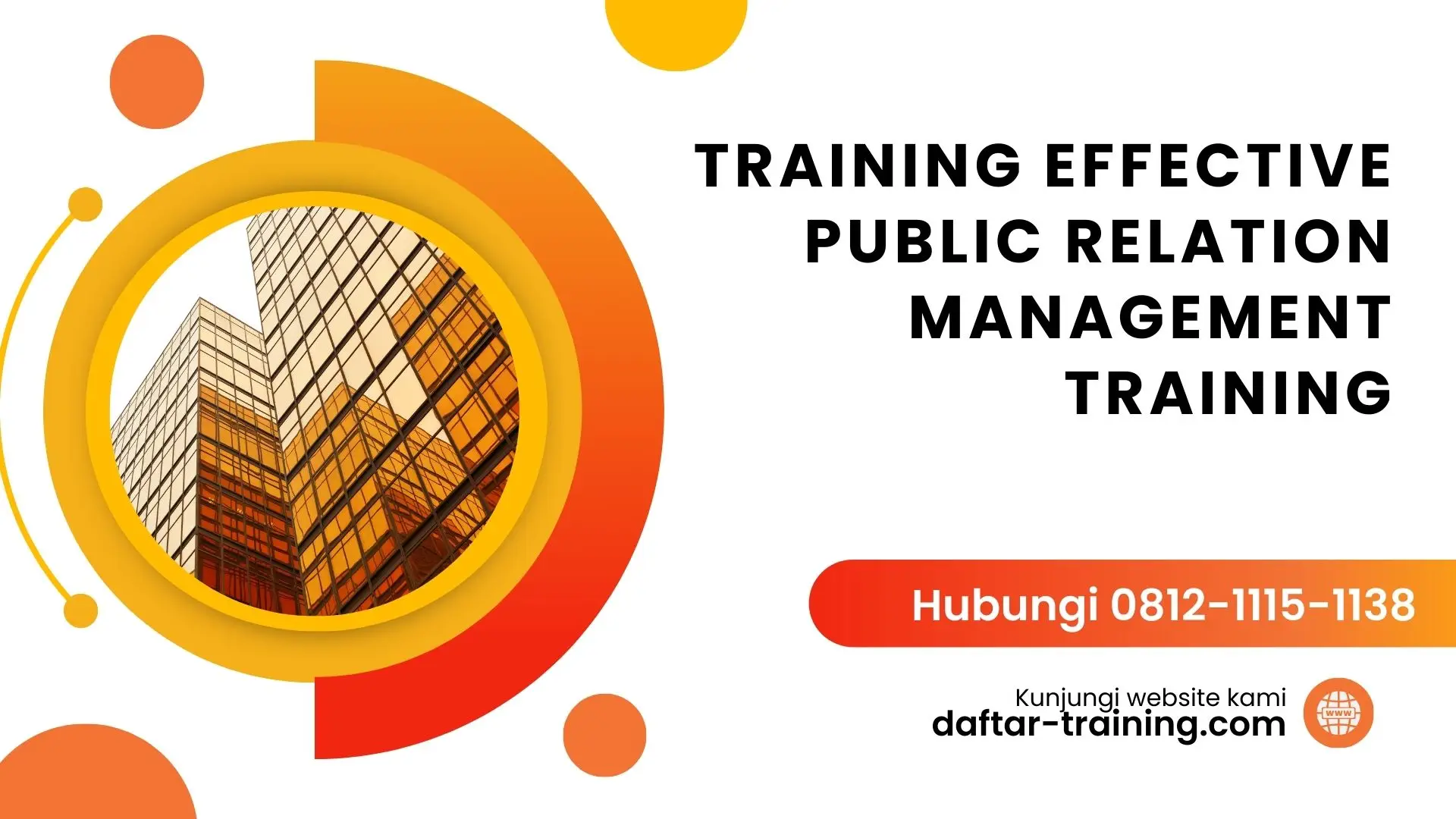 TRAINING EFFECTIVE PUBLIC RELATION MANAGEMENT TRAINING