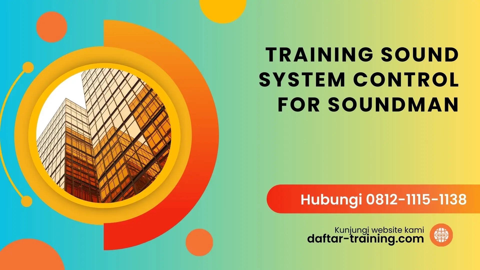 TRAINING SOUND SYSTEM CONTROL FOR SOUNDMAN