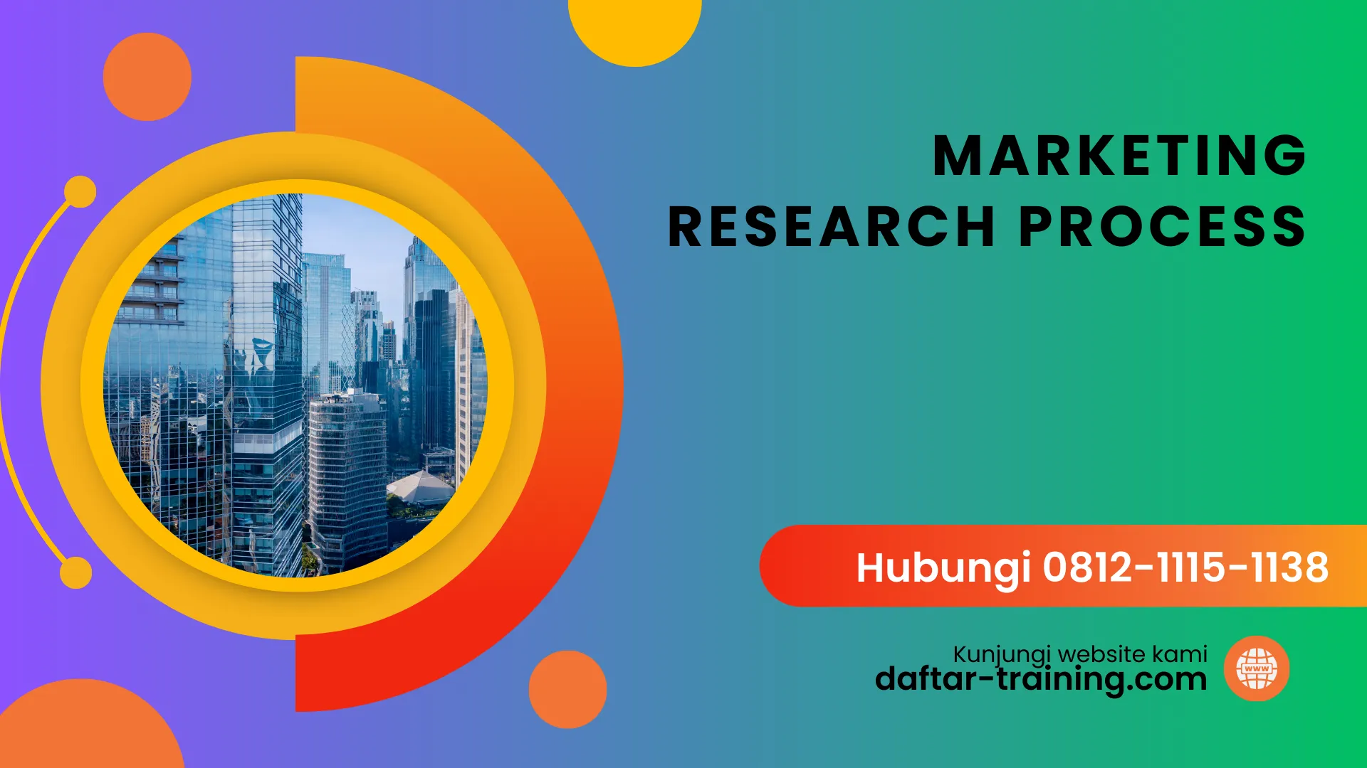 PELATIHAN MARKETING RESEARCH PROCESS JAKARTA