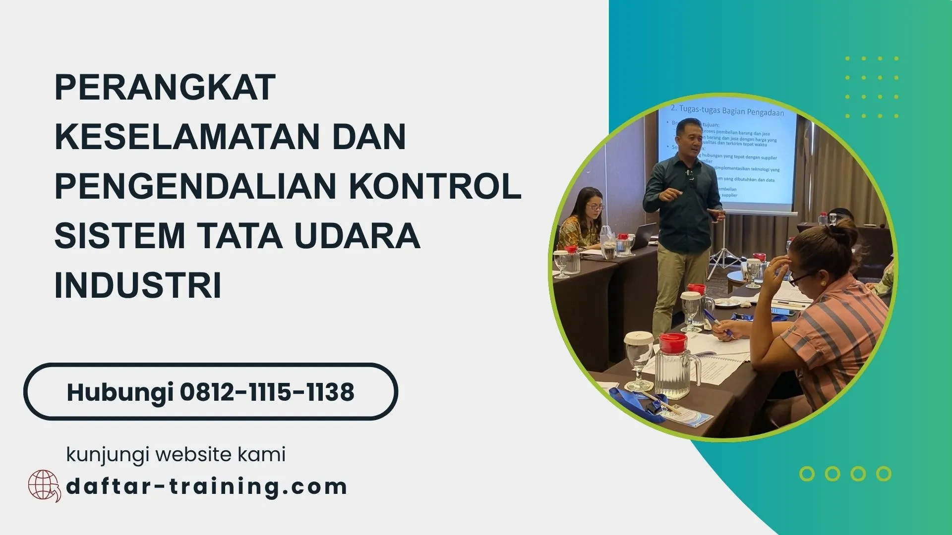PELATIHAN PERANGKAT KESELAMATAN DAN PENGENDALIAN KONTROL SISTEM TATA UDARA INDUSTRI JAKARTA