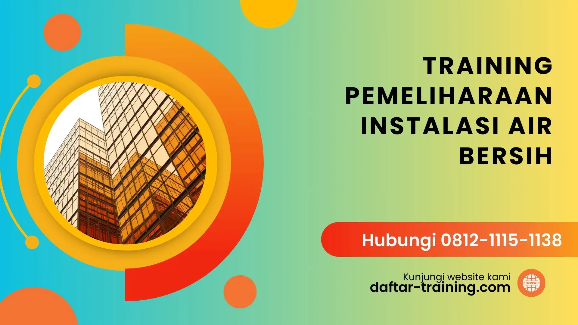 TRAINING PEMELIHARAAN INSTALASI AIR BERSIH