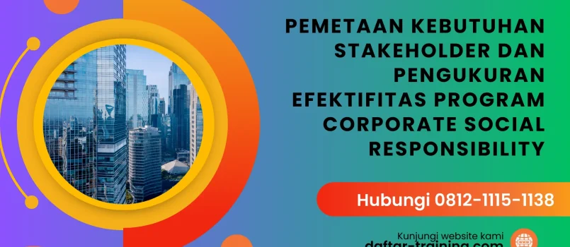 PELATIHAN PEMETAAN KEBUTUHAN DAN PENGUKURAN EFEKTIFITAS PROGRAM CSR JAKARTA